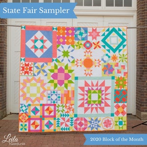 State Fair Sampler Quilt Pattern (PDF)