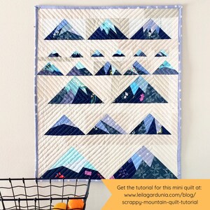 Complete Scrappy Mountain Pattern Bundle Foundation Paper Pieced Quilt Block Patterns image 3