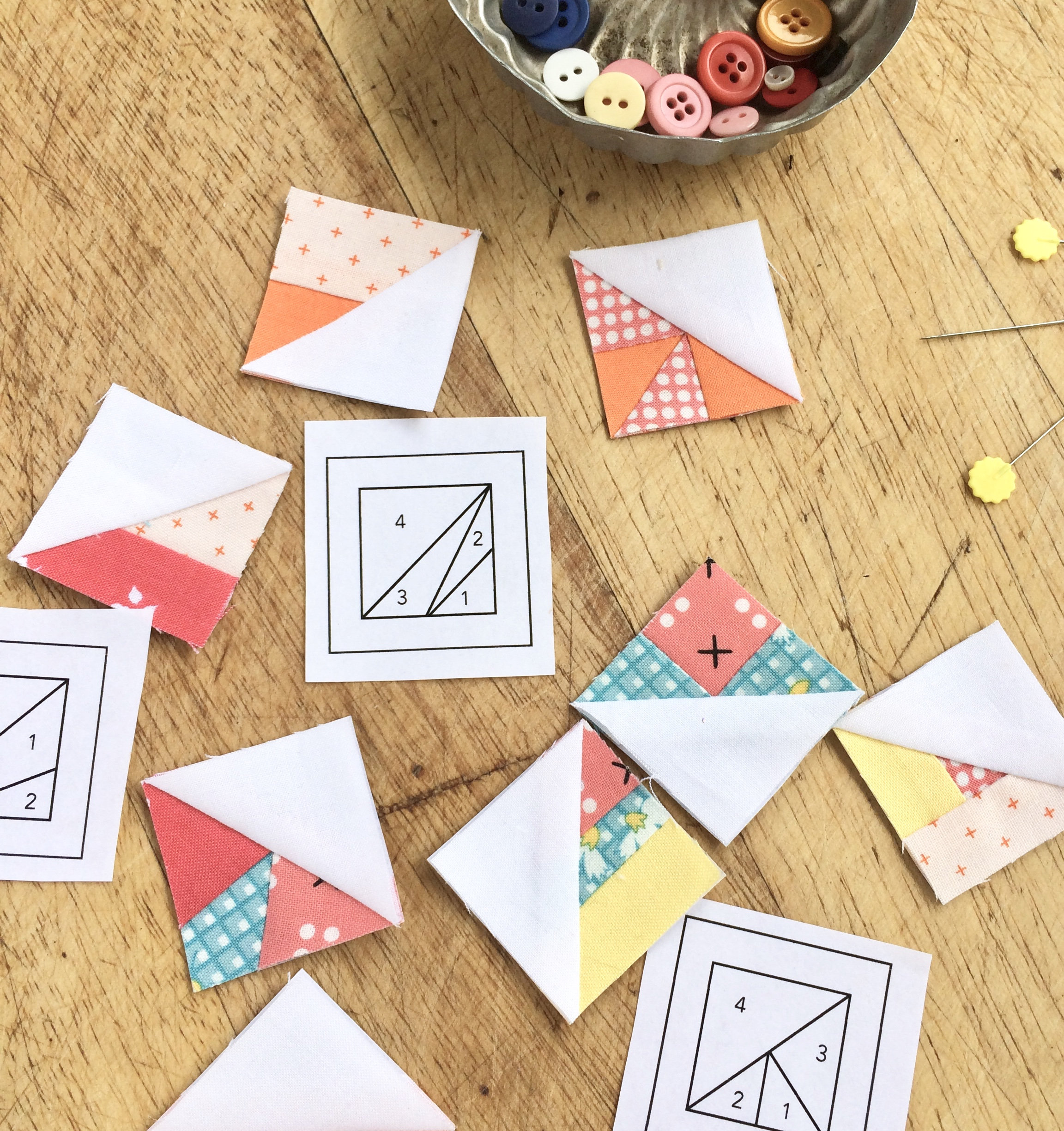 Pattern Bundle 1 2 & 3 Scrappy Triangles Etsy Canada