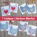 PDF | Quilty Chicks | Chicken Block of the Month Quilt Pattern - Etsy