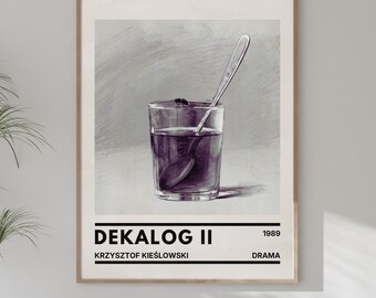 Dekalog II Print | Kieslowski Film Poster | Polish Cinema Wall Art