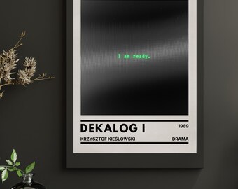 Dekalog I Print | I Am Ready | Kieślowski Film Poster | Polish Cinema Art