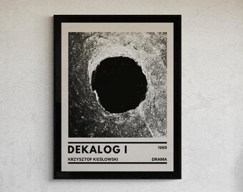 Dekalog I Print | Kieślowski Film Poster | Polish Cinema Wall Art