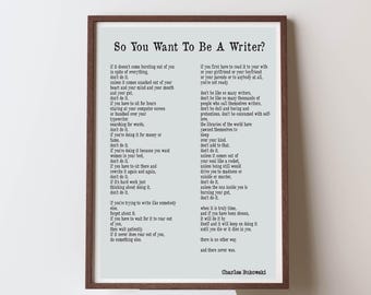 Charles Bukowski  Quote print wall Art decor (Instant Digital Download) literary  gift