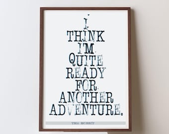 J R R Tolkien Quote print muurkunst decor (directe digitale download) literair cadeau