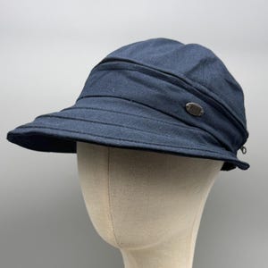 2 in 1 Zip Flex - Leinen Sonnenhut für Damen PS-141 LN