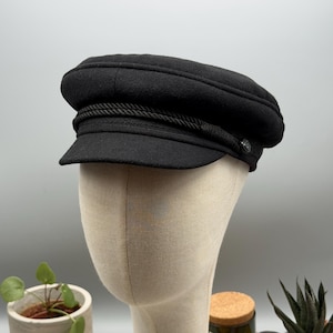Elbsegler Tuch Mütze Black & Navy