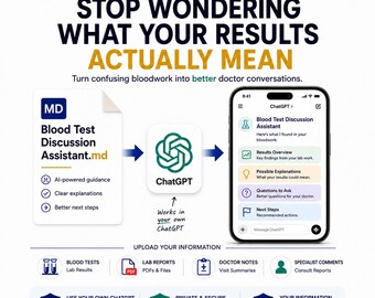Understand Blood Test Results More Clearly, Guided ChatGPT Support