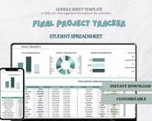 Final Project Tracker | Student Spreadsheet (Google Sheets)