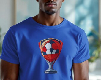FIFA World Cup Trophy Soccer T-Shirt, Football Fan Apparel, Limited Edition Soccer Gear