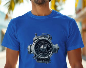 Aircraft Engine Model, Detailed Replica, Mechanical Tech Engineer Gift
