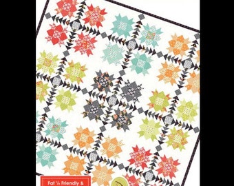 Patrón de colcha de cardos