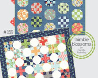 Patrón de edredón de doble toma