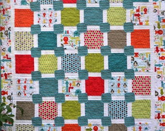 Zurück 2 Square One Boy Quilt Pattern