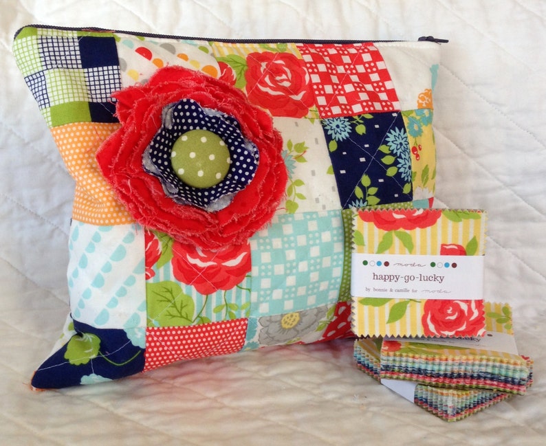 Candy Crush Lined Zipper Bag Pattern Etsy