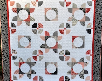 Coser el patrón de colcha curva