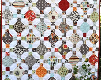 Patrón de colcha de cruce de margaritas