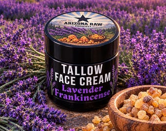 Lavender Frankincense Tallow Face Cream