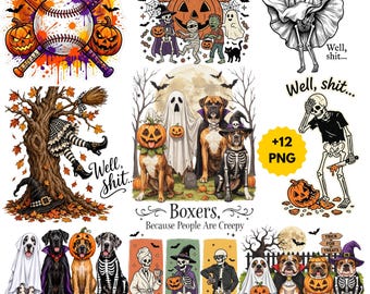 Halloween Sarcastic PNG Bundle, Funny Spooky PNG, Halloween Sublimation Designs, Dog Halloween PNG, Adult Humor Digital Download