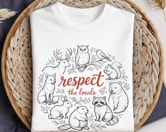 Respect The Locals PNG: Urban Travel Adventure png, City Culture Exploration (Digital Download)