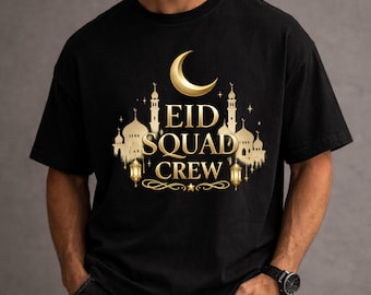 Eid Squad Crew Wassende Maan Moslim Eid Mubarak PNG: islamitische viering png Ramadan Eid Party "(digitale download)"