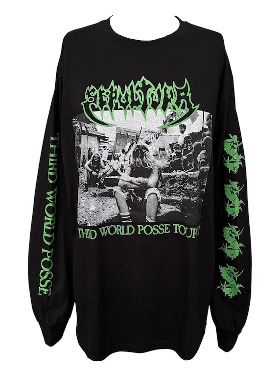 Sepultura - Third World Posse Tour 1992 Thrash Metal Band Shirt - Etsy