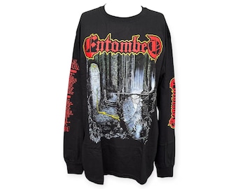 Camiseta de la banda de death metal Entombed - Gira Left Hand Path 1991