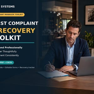 Restaurant Guest Complaint and Recovery Toolkit