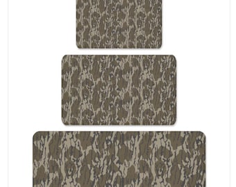 Camo Floor Mat 3-Piece Set Flannel with Camouflage Design