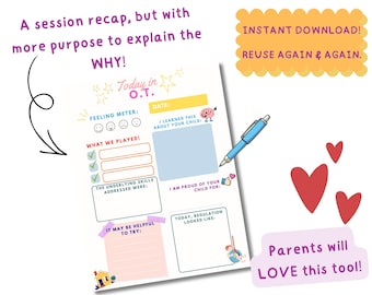 Occupational Therapy Session Recap With The WHY
