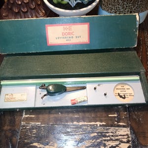 希少品　KEUFFEL & ESSER CO.製 ヴィンテージ刻字ツールセット Leroy keuffel esser - Etsy 日本