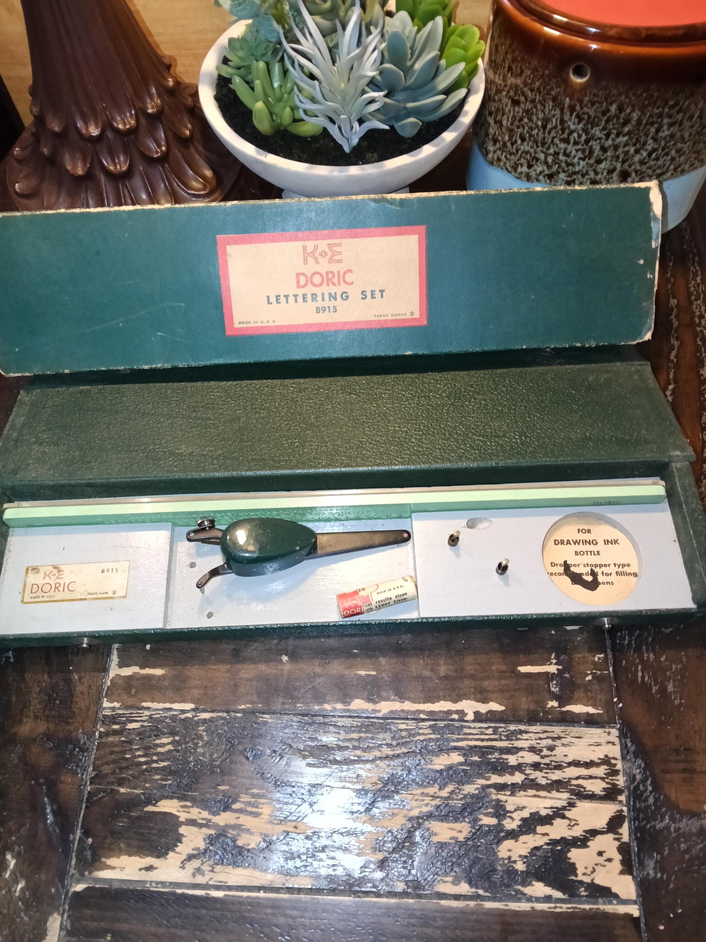 希少品　KEUFFEL & ESSER CO.製 ヴィンテージ刻字ツールセット Leroy keuffel esser - Etsy 日本