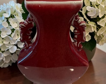 Antique Chinese Oxblood Glazed Vase