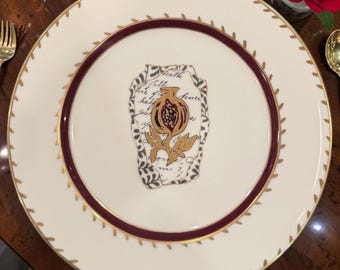 Vintage Fitz & Floyd 4 Plates
