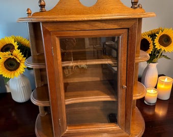 Vintage Curio China Cabinet