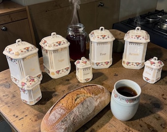 Vintage Ceramic Canister Set from Germany