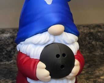 Bowling Gnome Soap Dispenser Holder | Bath & Body Works Foam Soap Sleeve | 3D Printed PLA Bathroom Decor