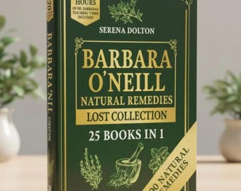 Herbal Remedies Lost Collection Book Self-Healing Recipe Gift Item