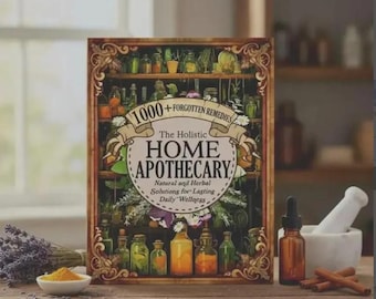 The Holistic Home Apothecary Book: 1000+ Herbal Remedies and Timeless Healing Secrets