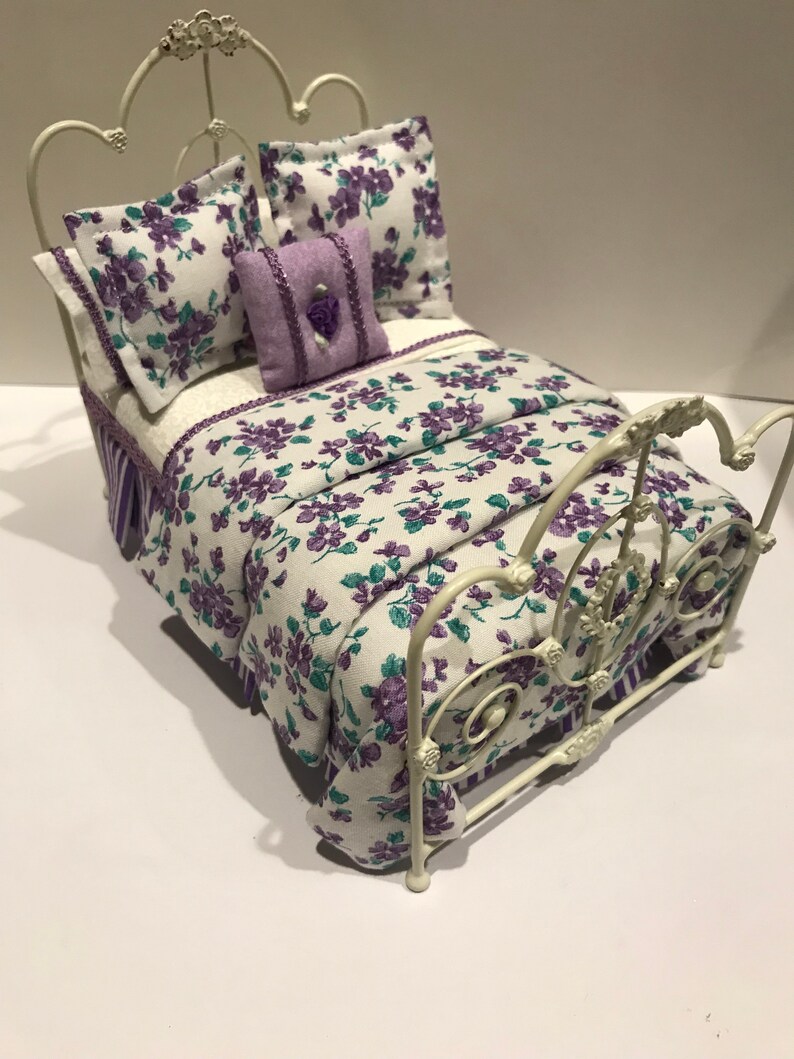 Dollhouse Miniature CUSTOM BEDDING Made to Order for YOUR Bed Etsy