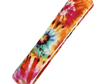Tie Dye, 10" Seat Belt Cover-Comfy Shoulder Pad for Car-Soft Cushion Strap Protector