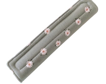 Daisy Sage Seat Belt Cover-10 Inch Seat Strap-Comfy, Soft Cushion-Cute Car Accessory