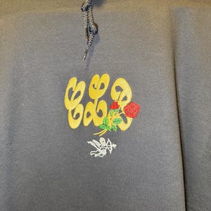 Certified Lover Boy Embroidered Hoodie, Crewneck or T-Shirt - Drake Inspired Embroidery - Black Unisex Apparel bild 2