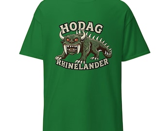Hodag Rhinelander Wisconsin T-Shirt, Northwoods Folklore Tee, Rustic Wisconsin Monster Shirt, Up North Gift
