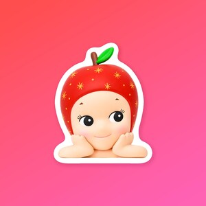 Sonny Angel Apple Sticker