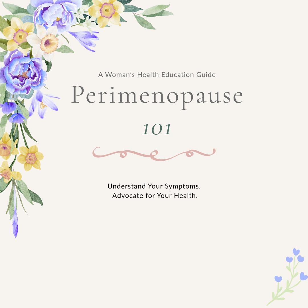 Perimenopause 101 Guide | Symptoms, Hormone Imbalance, Menopause ...