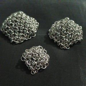 Chainmail Fidget Cube – Stress Relief Sensory Toy - Handmade