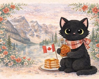 Cats Around The World Postcard Series (Set Of Three) - Canada