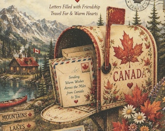 Country Mailboxes - Canada (Set Of Three)