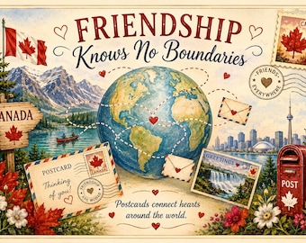 Friendship Knows No Boundaries Series - Canada (Set Of Three)